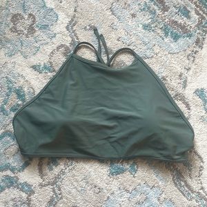 Aerie high neck bikini top